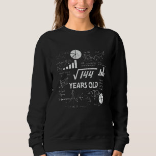 Sweatshirt anniversaire de 12 ans Geeky Math 12e anniversaire