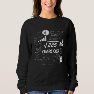 Sweatshirt anniversaire de 15 ans Geeky Math 15e anniversaire