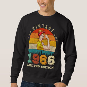 Sweatshirt anniversaire de 59 ans 1966 Vintage 59e anniversai