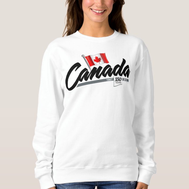 Sweatshirt Anniversaire du Canada 150th (Devant)