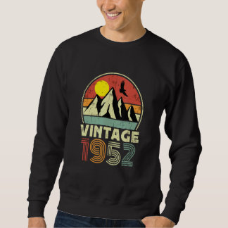 Sweatshirt Anniversaire Né En 1952 Vintage