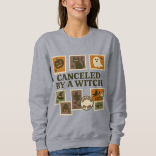 Sweatshirt Annulée par une sorcière chemise de timbre Hallowe