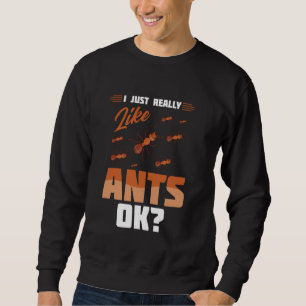 Sweatshirt Ant Insect Animaux amusants Colonie mignonne