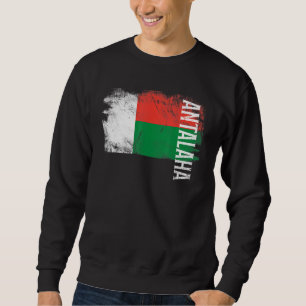 Sweatshirt Antalaha Madagascar Drapeau Pour Hommes Malgaches