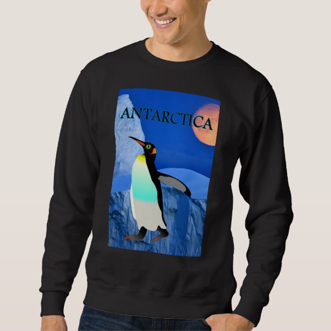 Sweatshirt Antarctique Changement climatique Glacier Penguin  (Devant)