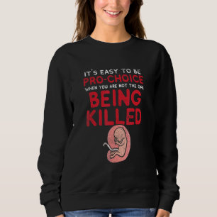 Sweatshirt Anti-Avortement Bébés à naître Anti-avortement
