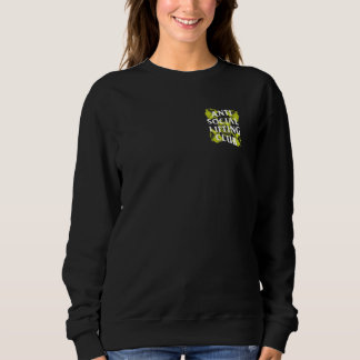 Sweatshirt Anti Social Lifting Club Barbells Crossed Skull Ye