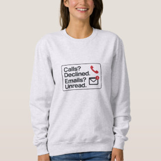 Sweatshirt Anti-Social Statement Shirt for Modern Burnout
