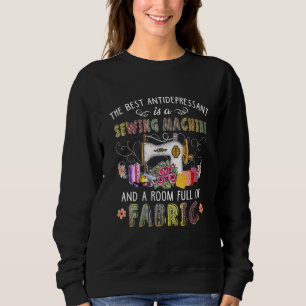 Sweatshirt Antidepresseur Est Une Machine À Coudre Et Tissu D