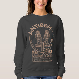 SWEATSHIRT ANTIOCH CALIFORNIE VINTAGE - POULE D'URBURE