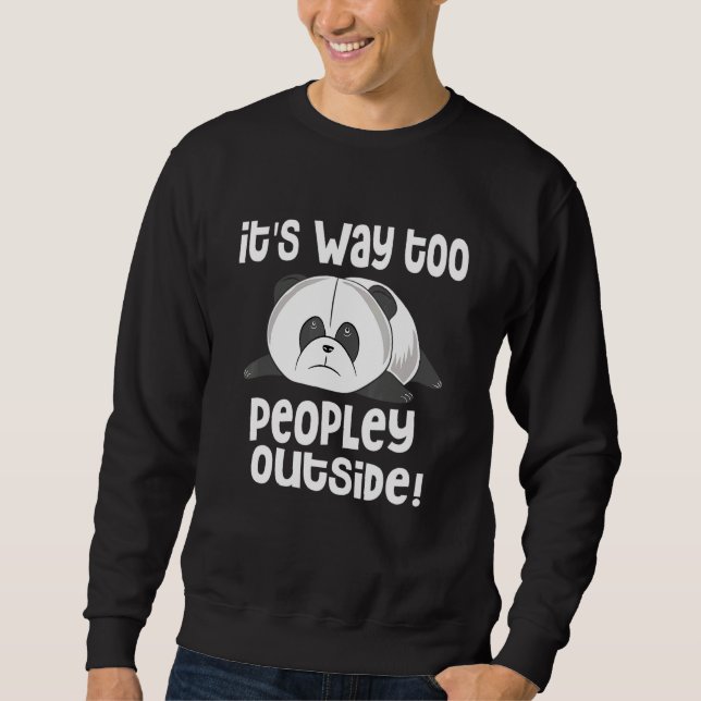 Sweatshirt Antisocial Pour Les Hommes Anti-Introductions Soci (Devant)
