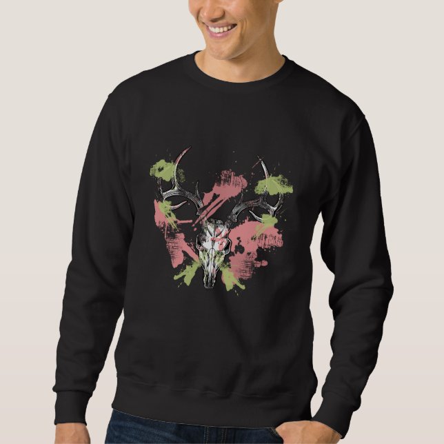Sweatshirt Antler nature game rutting season close season hun (Devant)
