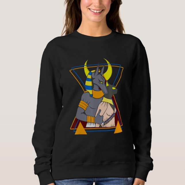 Sweatshirt Anubis Art Anubis Et Bastet Anubis Jackal Anubis (Devant)