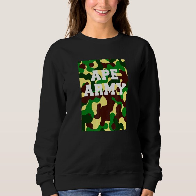 Sweatshirt Ape Nation Diamond Moon Mème Stock Apes Ensemble S (Devant)