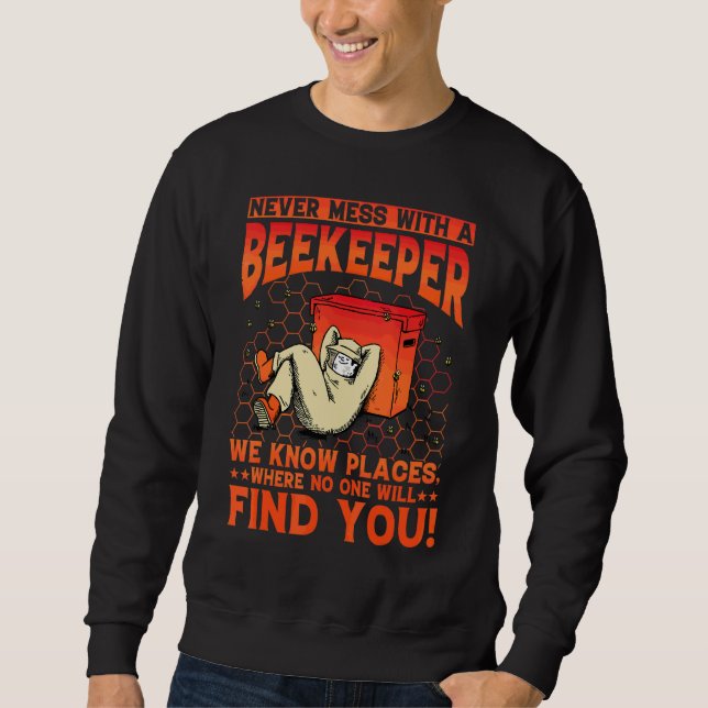Sweatshirt Apiculteur d'abeilles Dicton 1 (Devant)