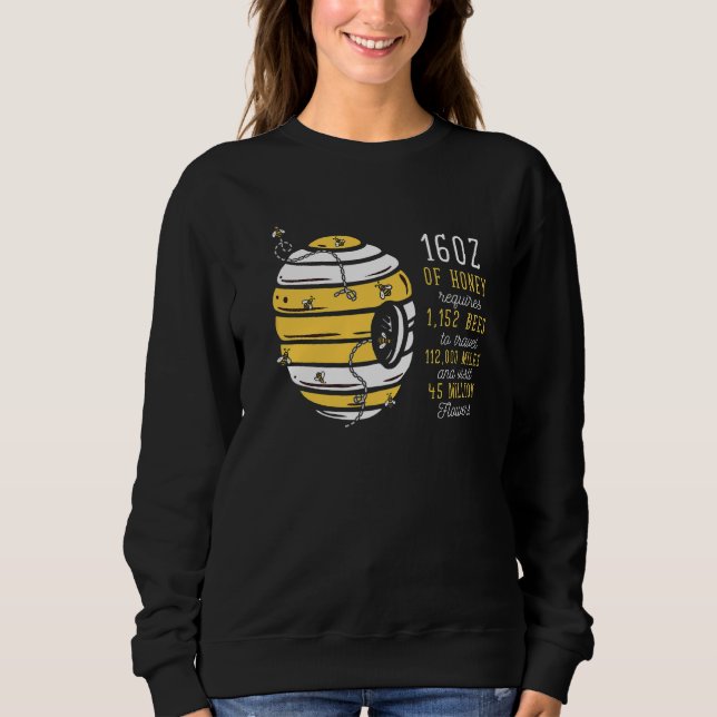 Sweatshirt Apiculteur Miel Pollen Apiculture Abeille (Devant)