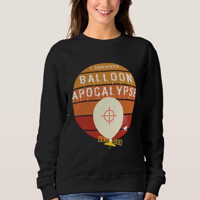 Sweatshirt Apocalypse des ballons Espion chinois pour les fan (Devant)