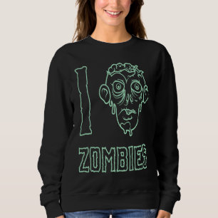 Sweatshirt Apocalypse zombie J'adore les zombies 1