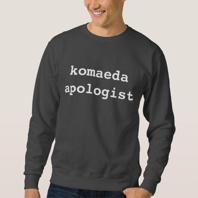Sweatshirt apologiste de komaeda (Devant)