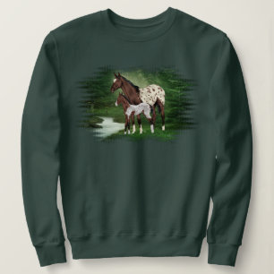 Sweatshirt Appaloosa Cheval Mare et Foie