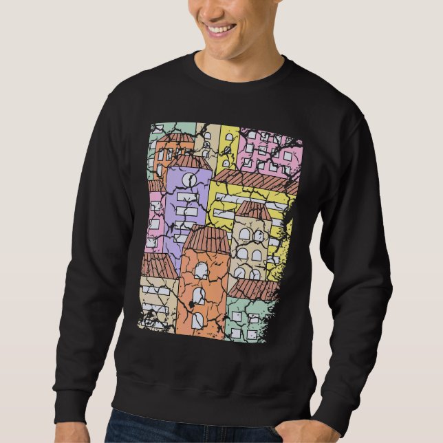 Sweatshirt Appartements de ville en difficulté (Devant)
