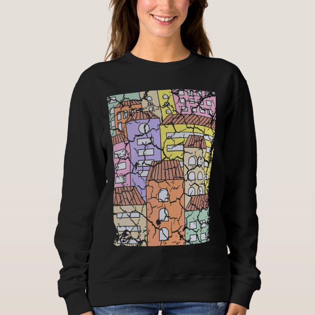 Sweatshirt Appartements de ville en difficulté (Devant)