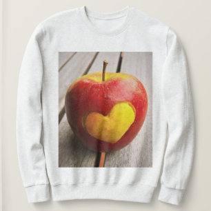Sweatshirt "Apple Love" Jolie photo. Acheter maintenant