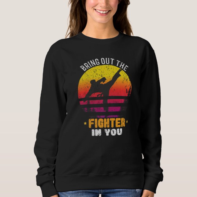 Sweatshirt Apportez Le Combattants En Vous Pour Un Batteur De (Devant)