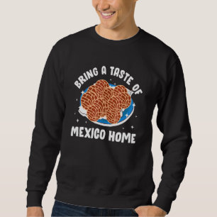 Sweatshirt Apportez Le Goût De Concha L'Herita Culinaire Mexi