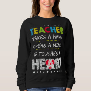 Sweatshirt Appréciation de l'enseignant Citation Inspirationn