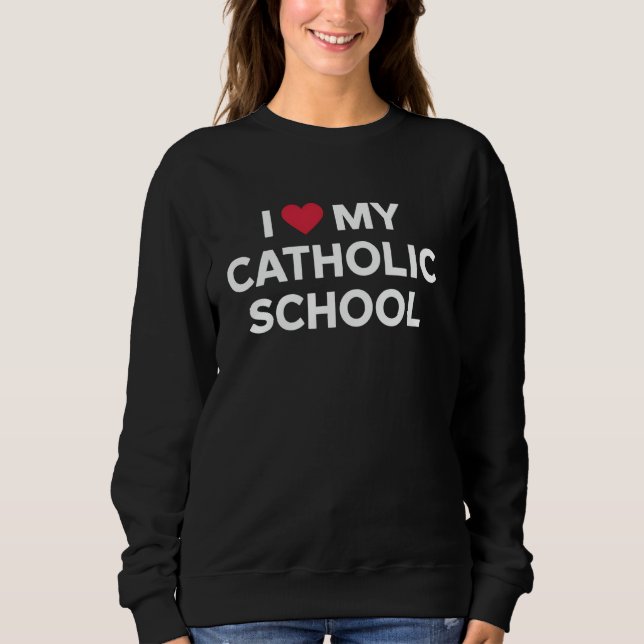 Sweatshirt Appréciation de l'enseignement scolaire catholique (Devant)