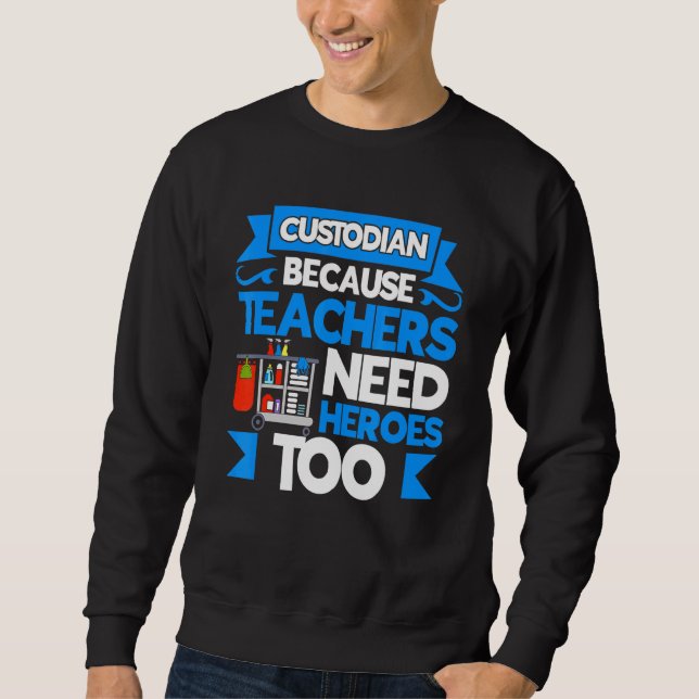 Sweatshirt Appréciation du gardien de l'école Uniforme de tra (Devant)