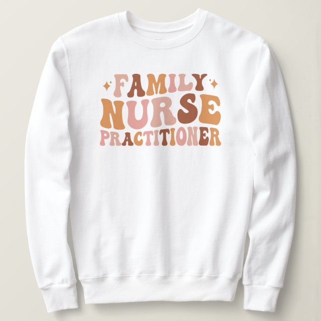 Sweatshirt Appréciation du praticien en soins infirmiers de f (Design devant)
