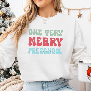 Sweatshirt Apprentissage préscolaire personnalisé Noël