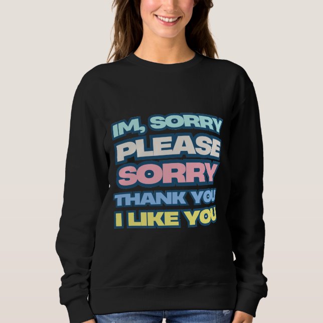 Sweatshirt Appuyez sur vous-même et vivez plus de prière pers (Devant)