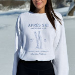Sweatshirt Après Ski avec la mariée à être Bach Week-end<br><div class="desc">Ce design présente un texte gras tendance,  des vibes enneigées avec des éléments dessinés à la main.</div>