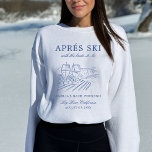 Sweatshirt Après Ski avec la mariée à être Bach Week-end<br><div class="desc">Ce design présente un texte gras tendance,  des vibes enneigées avec des éléments dessinés à la main.</div>