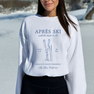 Sweatshirt Après Ski Avec La Mariée à Marier Week-end Bach