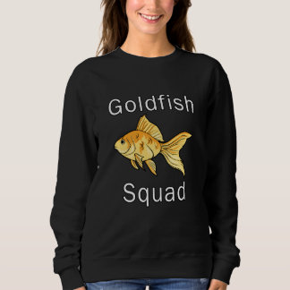 Sweatshirt Aquaristics Hobby Goldfish Squad Cute Goldfish