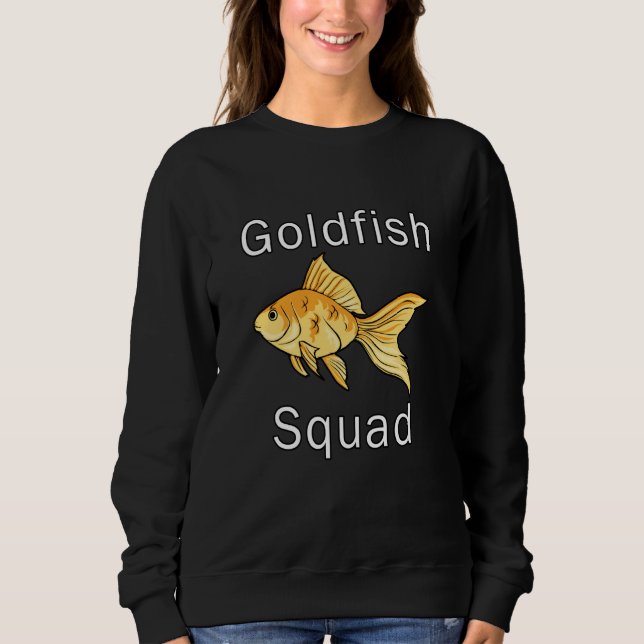 Sweatshirt Aquaristics Hobby Goldfish Squad Cute Goldfish (Devant)