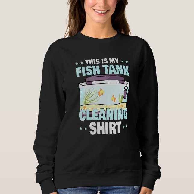 Sweatshirt Aquarium Keeper Marine Life C'Est Mon Fish Tank C (Devant)