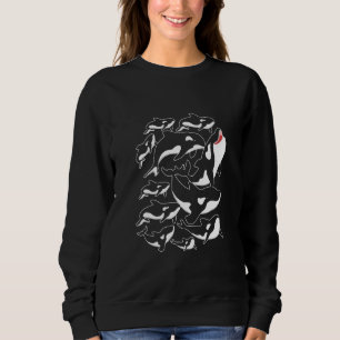 Sweatshirt Aquarium Killer Whale Océan Animal Mer Orca Tank