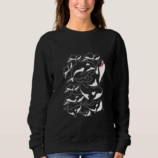 Sweatshirt Aquarium Killer Whale Océan Animal Mer Orca Tank (Devant)