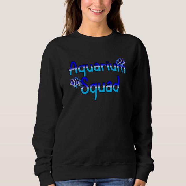 Sweatshirt Aquarium Squad Fish Tank Owners Group Frontosa Cic (Devant)