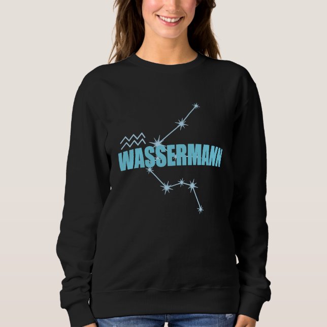 Sweatshirt Aquarius Zodiac Sign Aquarius Constellation (Devant)