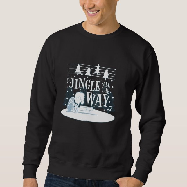 Sweatshirt Arachides Schröder Noël Jouer Jingle Bells O (Devant)
