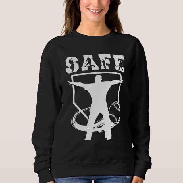 Sweatshirt Arbitre de baseball Meilleurs appels d'arbitre Sûr (Devant)