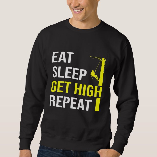 Sweatshirt Arboriste Bois de Lumberjack (Devant)