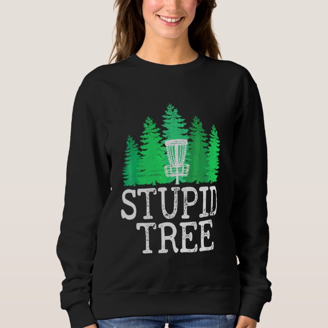 Sweatshirt Arbre bête Disc Golf  Joueur de Disc Golf Graphiqu (Devant)