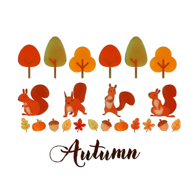 Sweatshirt Arbres colorés d'automne (Créateur téléchargé)